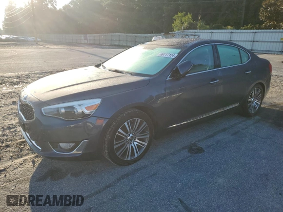 2014 Kia Cadenza Premium with VIN KNALN4D72E5124386, listed as a Copart auction lot 69717124 with 88,740 mi miles and Salvage Title. Bid and sale history available at carsss.com. Image 1.