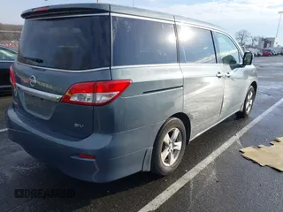 2013 Nissan Quest LE with VIN JN8AE2KP2D9066986, listed as a IAAI auction lot 41022861 with 122,869 mi miles. Bid and sale history available at carsss.com. Image 4.