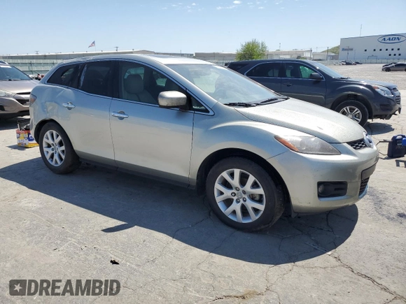 2007 Mazda CX-7 Sport with VIN JM3ER293270145837, listed as a Copart auction lot 52562205 with 145,910 mi miles and Salvage Title. Bid and sale history available at carsss.com. Image 4.