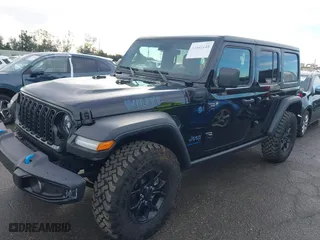 2024 Jeep Wrangler 4xe Willys with VIN 1C4RJXN66RW220442, listed as a IAAI auction lot 41423118 with 632 mi miles. Bid and sale history available at carsss.com. Image 17.