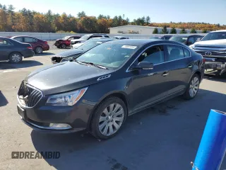 2014 Buick LaCrosse Leather with VIN 1G4GC5G37EF291003, listed as a Copart auction lot 76665934 with 217,036 mi miles and Salvage title. Bid and sale history available at DreamBid. Image 1.