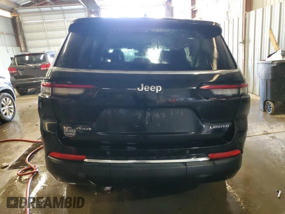 2021 Jeep Grand Cherokee Limited with VIN 1C4RJKBG5M8142247, listed as a Copart auction lot 61208985 with Not provided miles and Salvage title. Bid and sale history available at DreamBid. Image 6.
