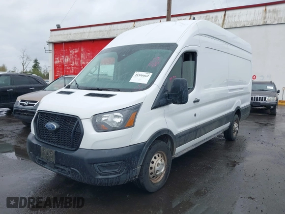 2023 Ford Transit Cargo with VIN 1FTBR3U89PKA09391, listed as a IAAI auction lot 41993662 with 36,147 mi miles and . Bid and sale history available at DreamBid. Image 17.