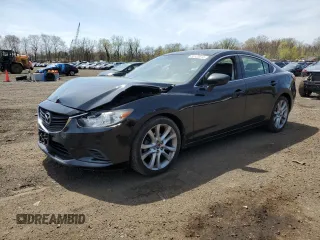 2016 Mazda Mazda6 i Touring with VIN JM1GJ1V56G1475081, listed as a Copart auction lot 54123615 with 72,502 mi miles and Salvage Title. Bid and sale history available at carsss.com. Image 1.