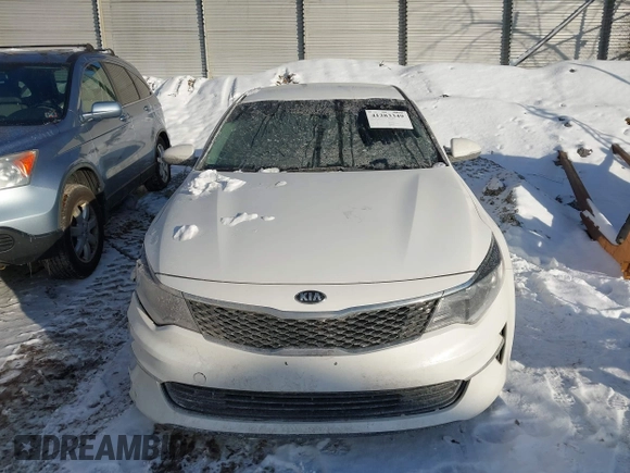 2016 Kia Optima LX with VIN KNAGT4L30G5117378, listed as a IAAI auction lot 41283349 with 107,095 mi miles. Bid and sale history available at carsss.com. Image 13.