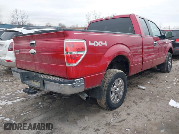 2011 Ford F-150 XL with VIN 1FTFX1ET4BKD64038, listed as a IAAI auction lot 41502320 with 174,635 mi miles. Bid and sale history available at carsss.com. Image 4.