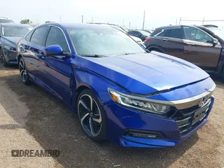 2019 Honda Accord Sport with VIN 1HGCV1F38KA094097, listed as a IAAI auction lot 42128289 with 84,815 mi miles and . Bid and sale history available at DreamBid. Image 1.