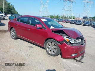 2010 Buick LaCrosse CXS with VIN 1G4GE5GV0AF210994, listed as a IAAI auction lot 42648350 with 93,477 mi miles and . Bid and sale history available at DreamBid. Image 1.
