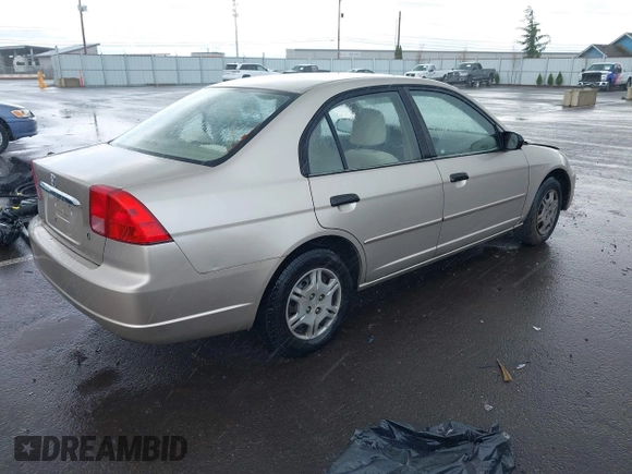 2001 Honda Civic LX with VIN JHMES16551S008933, listed as a IAAI auction lot 41912653 with 142,277 mi miles and . Bid and sale history available at DreamBid. Image 4.