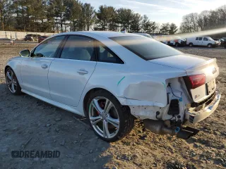 2018 Audi S6 Premium Plus with VIN WAUFFAFC0JN090591, listed as a Copart auction lot 43945105 with 123,155 mi miles and Salvage Title. Bid and sale history available at carsss.com. Image 2.