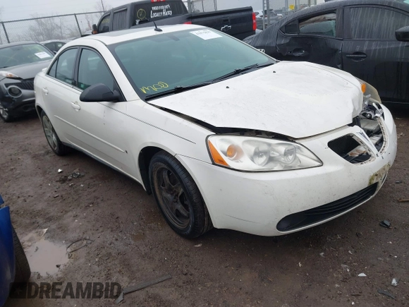 2008 Pontiac G6 with VIN 1G2ZG57B884161244, listed as a IAAI auction lot 41875839 with 212,142 mi miles. Bid and sale history available at carsss.com. Image 1.