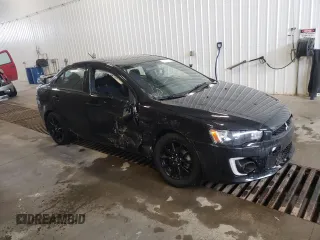 2017 Mitsubishi Lancer ES with VIN JA32U2FU1HU607868, listed as a Copart auction lot 44959803 with 51,582 mi miles and Salvage Title. Bid and sale history available at carsss.com. Image 4.