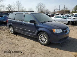 2016 Dodge Grand Caravan SXT with VIN 2C4RDGCGXGR160870, listed as a Copart auction lot 47705295 with 214,215 mi miles and Clean Title. Bid and sale history available at DreamBid. Image 4.