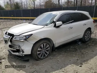 2014 Acura MDX Technology z VIN 5FRYD4H49EB008210, wystawiony jako Copart lot #51512625 z przebiegiem 98 169 mil mil oraz Szkoda całkowita • Salvage title. Historia ofert i sprzedaży dostępna na DreamBid. Obrazek 1.
