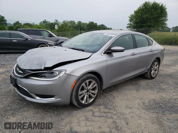 2015 Chrysler 200 Limited z VIN 1C3CCCAB9FN700895, wystawiony jako Copart lot #59985165 z przebiegiem 146 753 mil mil oraz Szkoda całkowita • Salvage title. Historia ofert i sprzedaży dostępna na DreamBid. Obrazek 1.