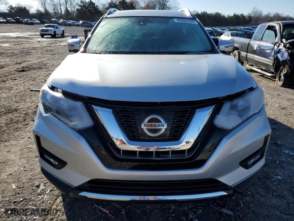 2017 Nissan Rogue SL with VIN JN8AT2MT6HW406664, listed as a Copart auction lot 49605335 with 81,081 mi miles and Salvage Title. Bid and sale history available at carsss.com. Image 5.