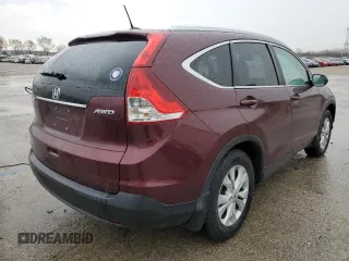 2013 Honda CR-V EX-L with VIN 5J6RM4H70DL080791, listed as a Copart auction lot 51424845 with 137,407 mi miles and Salvage Title. Bid and sale history available at carsss.com. Image 3.