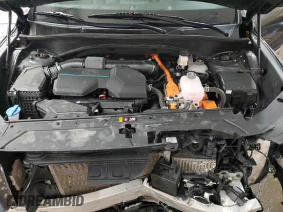 2023 Hyundai Santa Fe Hybrid SEL Premium with VIN 5NMS3DA14PH011334, listed as a Copart auction lot 54671685 with 45,756 mi miles and Salvage Title. Bid and sale history available at carsss.com. Image 12.