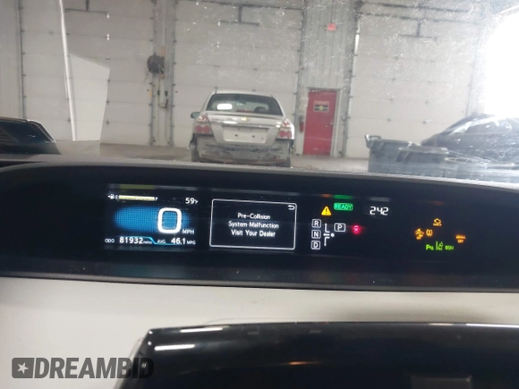 2017 Toyota Prius Two with VIN JTDKBRFU2H3044626, listed as a IAAI auction lot 41738057 with 81,932 mi miles. Bid and sale history available at carsss.com. Image 7.