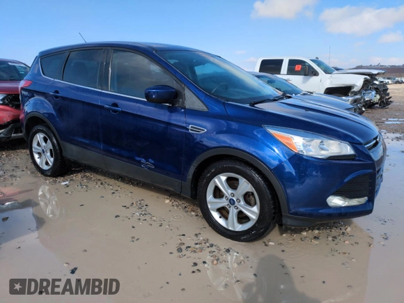 2014 Ford Escape SE with VIN 1FMCU0GX3EUC52325, listed as a Copart auction lot 46494755 with 147,165 mi miles and Salvage Title. Bid and sale history available at DreamBid. Image 4.