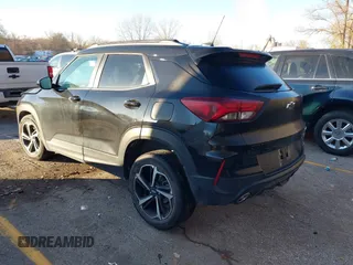 2022 Chevrolet TrailBlazer RS with VIN KL79MUSL4NB114408, listed as a IAAI auction lot 40994141 with 35,669 mi miles. Bid and sale history available at carsss.com. Image 3.