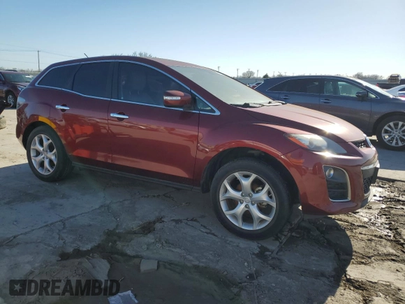 2011 Mazda CX-7 s Grand Touring with VIN JM3ER2D36B0394092, listed as a Copart auction lot 48713185 with 0 mi miles and Clean Title. Bid and sale history available at carsss.com. Image 4.