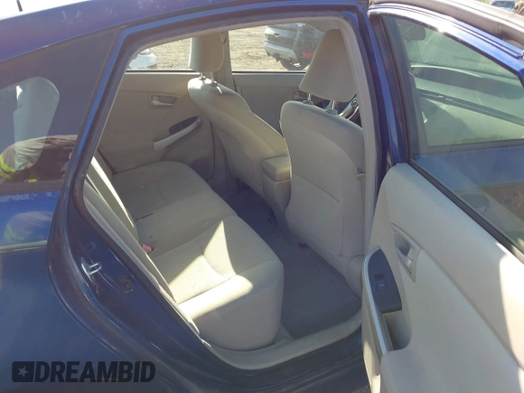 2011 Toyota Prius I with VIN JTDKN3DU1B1410358, listed as a IAAI auction lot 42244411 with 178,955 mi miles and . Bid and sale history available at DreamBid. Image 8.