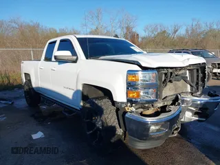 2015 Chevrolet Silverado 1500 LT with VIN 1GCVKREC7FZ392146, listed as a IAAI auction lot 41785412 with 134,945 mi miles. Bid and sale history available at carsss.com. Image 1.