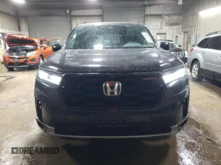 2025 Honda Pilot TrailSport with VIN 5FNYG1H64SB020320, listed as a Copart auction lot 46643125 with 12,517 mi miles and Salvage Title. Bid and sale history available at carsss.com. Image 5.
