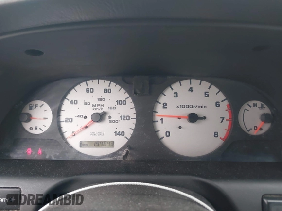 2000 Nissan Altima GXE with VIN 1N4DL01AXYC141108, listed as a IAAI auction lot 41400327 with 194,843 mi miles. Bid and sale history available at carsss.com. Image 7.
