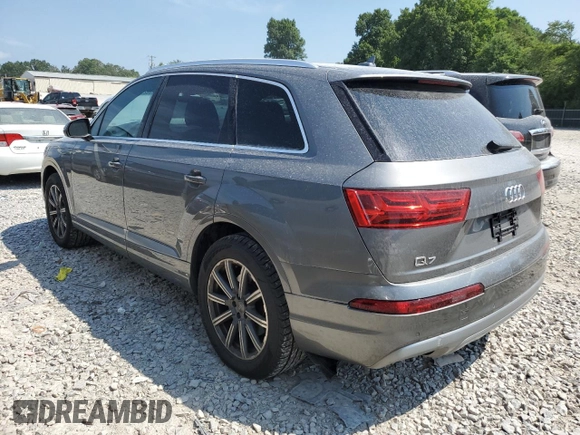 2017 Audi Q7 Premium Plus with VIN WA1LAAF74HD009710, listed as a Copart auction lot 62352705 with 153,865 mi miles and Clean title. Bid and sale history available at DreamBid. Image 2.