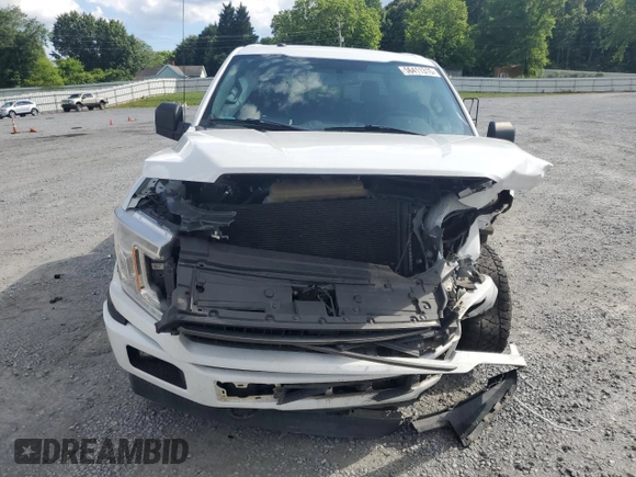 2018 Ford F-150 XL with VIN 1FTEW1EG7JFA64678, listed as a Copart auction lot 56411315 with 148,775 mi miles and Salvage title. Bid and sale history available at DreamBid. Image 5.