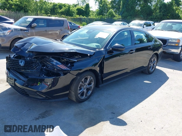 2024 Honda Accord EX with VIN 1HGCY1F34RA013453, listed as a IAAI auction lot 42279634 with 11,301 mi miles and . Bid and sale history available at DreamBid. Image 17.