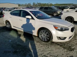 2015 Kia Cadenza Premium with VIN KNALN4D7XF5195059, listed as a Copart auction lot 75495444 with 114,742 mi miles and Salvage Title. Bid and sale history available at carsss.com. Image 13.