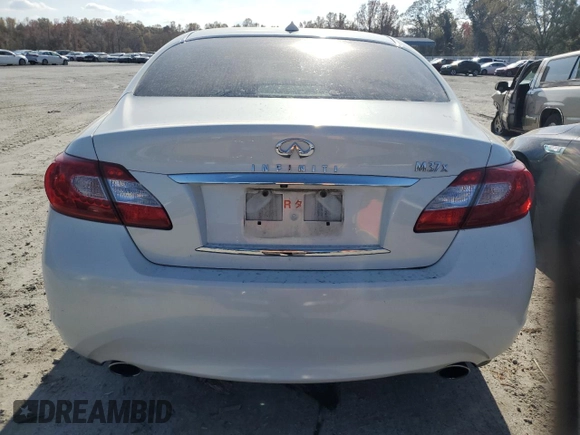 2011 Infiniti M37 with VIN JN1BY1AR8BM370552, listed as a Copart auction lot 77943874 with 199,187 mi miles and Salvage Title. Bid and sale history available at carsss.com. Image 6.
