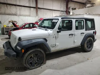2018 Jeep Wrangler Unlimited Sport S with VIN 1C4HJXDGXJW181719, listed as a Copart auction lot 56725795 with 87,523 mi miles and Salvage title. Bid and sale history available at DreamBid. Image 1.