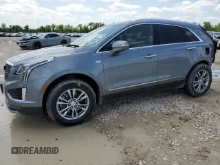 2021 Cadillac XT5 FWD Premium Luxury with VIN 1GYKNCRS4MZ101635, listed as a Copart auction lot 56277275 with 41,689 mi miles and Salvage title. Bid and sale history available at DreamBid. Image 1.