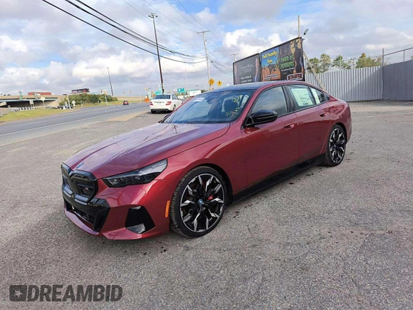 2024 BMW i5 M60 z VIN WBY43FK05RCR29359, wystawiony jako Copart lot #77178394 z przebiegiem 45 mil mil oraz Szkoda całkowita • Salvage title. Historia ofert i sprzedaży dostępna na DreamBid. Obrazek 1.
