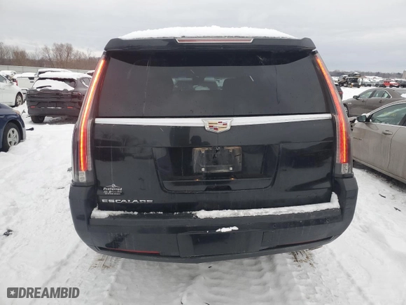 2017 Cadillac Escalade Premium Luxury with VIN 1GYS4CKJ7HR347900, listed as a Copart auction lot 88704995 with 90,981 mi miles and Clean Title. Bid and sale history available at carsss.com. Image 6.