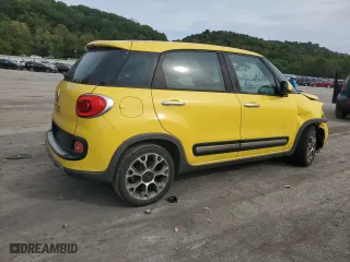 2014 FIAT 500L Trekking with VIN ZFBCFADH1EZ021866, listed as a Copart auction lot 71776554 with 98,866 mi miles and Salvage Title. Bid and sale history available at carsss.com. Image 3.