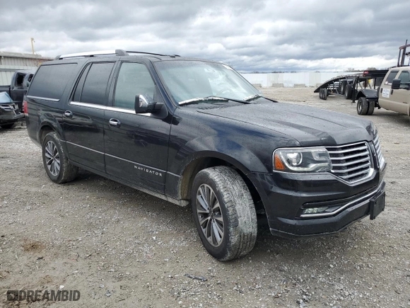 2017 Lincoln Navigator L Select with VIN 5LMJJ3JT8HEL11288, listed as a Copart auction lot 49580065 with 153,808 mi miles and Salvage Title. Bid and sale history available at carsss.com. Image 4.