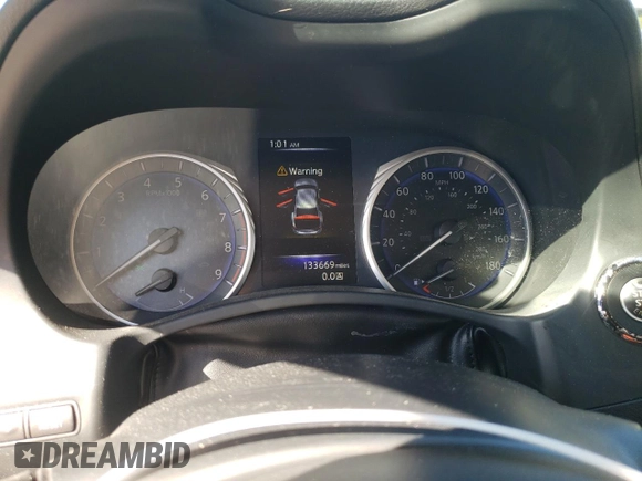 2016 Infiniti Q50 Premium with VIN JN1EV7AR0GM343412, listed as a Copart auction lot 48701635 with 133,669 mi miles and Salvage Title. Bid and sale history available at DreamBid. Image 9.