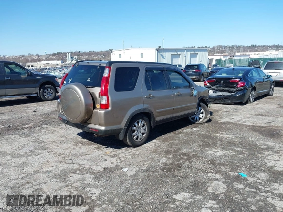 2005 Honda CR-V EX SE with VIN JHLRD78965C011391, listed as a IAAI auction lot 41820990 with 206,623 mi miles. Bid and sale history available at carsss.com. Image 4.