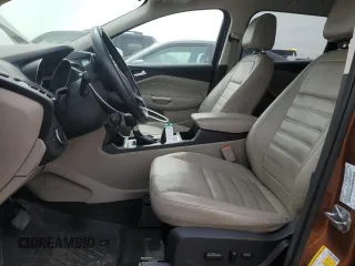 2017 Ford Escape Titanium with VIN 1FMCU0JD4HUC85921, listed as a Copart auction lot 51490945 with 90,093 mi miles and Salvage Title. Bid and sale history available at carsss.com. Image 7.