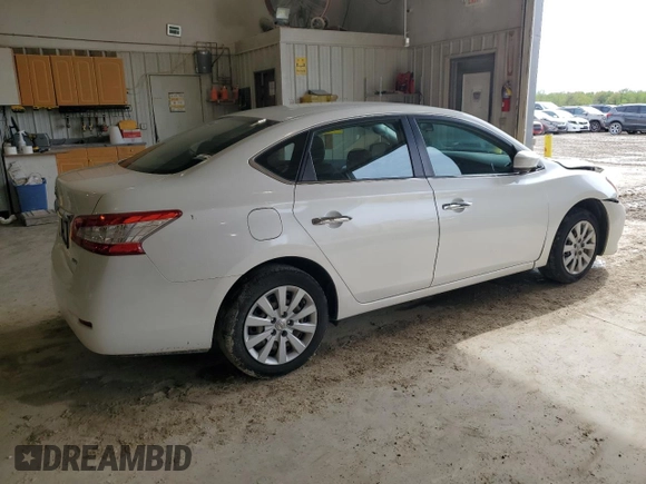 2014 Nissan Sentra SV with VIN 3N1AB7AP0EL659938, listed as a Copart auction lot 54677295 with 119,636 mi miles and Salvage Title. Bid and sale history available at DreamBid. Image 3.