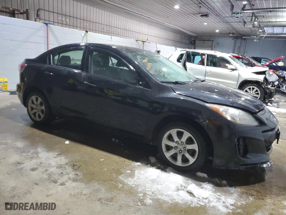 2013 Mazda Mazda3 i SV with VIN JM1BL1TG2D1840568, listed as a Copart auction lot 45403515 with 140,125 mi miles and Salvage Title. Bid and sale history available at carsss.com. Image 4.
