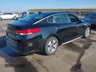2018 Kia Optima Hybrid Premium with VIN KNAGT4LE7J5023233, listed as a IAAI auction lot 41276207 with 152,381 mi miles. Bid and sale history available at carsss.com. Image 4.