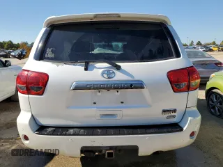 2016 Toyota Sequoia Platinum with VIN 5TDDW5G12GS132261, listed as a Copart auction lot 71870483 with 0 mi miles and Salvage Title. Bid and sale history available at carsss.com. Image 6.