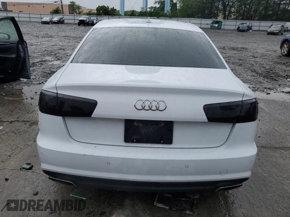 2018 Audi A6 Premium Plus with VIN WAUG8AFCXJN045091, listed as a Copart auction lot 58022345 with 70,815 mi miles and Salvage title. Bid and sale history available at DreamBid. Image 6.
