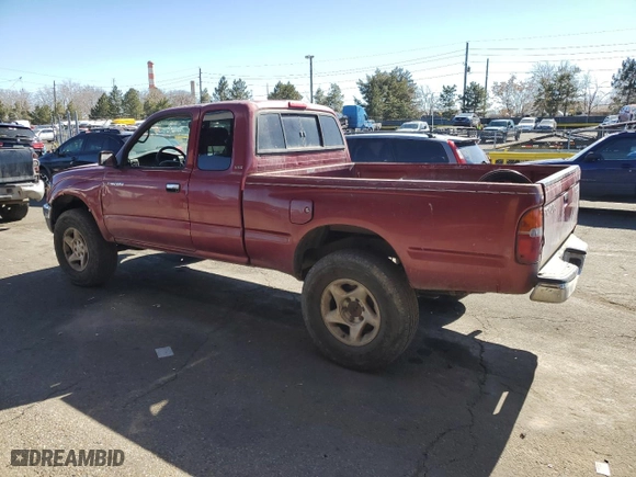 1999 Toyota Tacoma PreRunner with VIN 4TASN92N8XZ413695, listed as a Copart auction lot 47288155 with 319,538 mi miles and Salvage Title. Bid and sale history available at carsss.com. Image 2.